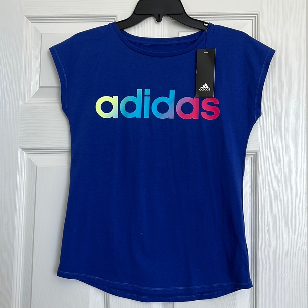 Girl’s Adidas fitted short sleeve tee